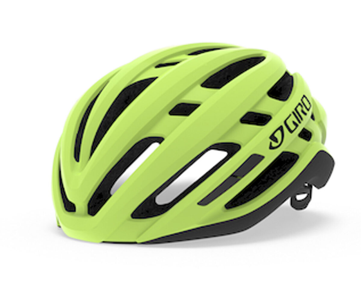 CASCO GIRO RUTA AGILIS AMARILLO FOSFORESCENTE TALLA L