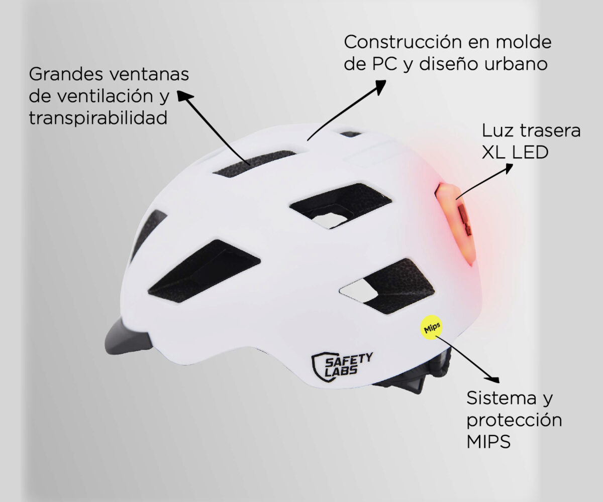 CASCO SAFETY LABS E-BANH 2.0 LED BLANCO L