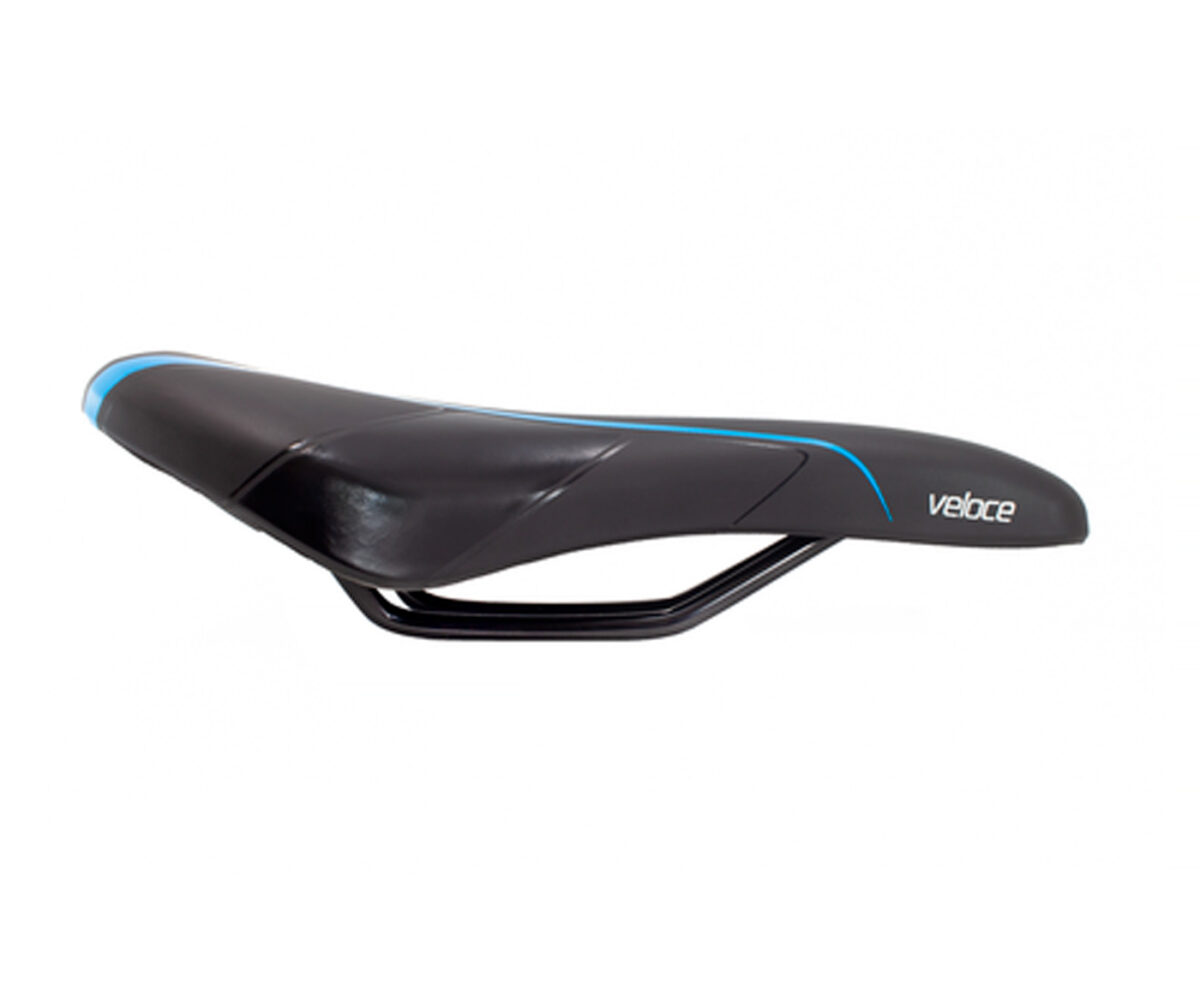 ASIENTO SELLE ROYAL RUTA VELOCE NEGRO CON LINEA AZUL - Image 3