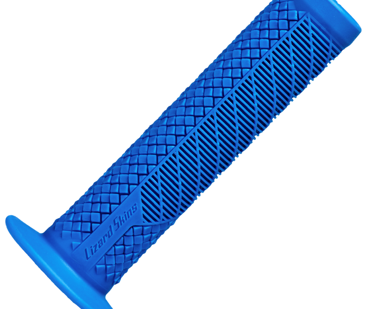 PUÑOS PARA MANUBRIO LIZARD SKINS MONTAÑA CHARGER EVO CON OREJAS AZUL