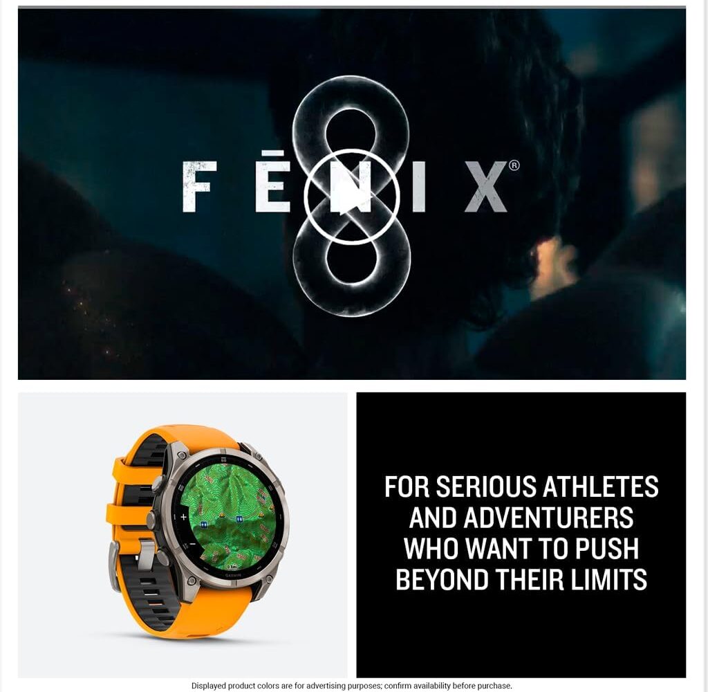 SMARTWATCH GARMIN FENIX 8 AMOLED 47mm ZAFIRO TITANIO - Image 3