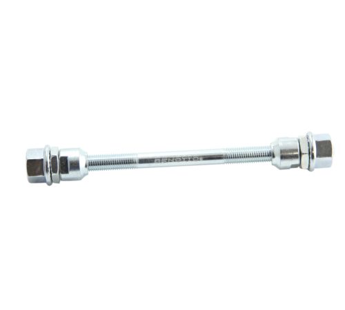 EJE PARA MAZA DELANTERA BENOTTO 5/16x140 COMPLETO CROMADO ESPECIAL