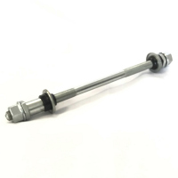 EJE PARA MAZA FORZA JK-6358 3/8x205 6P CROMADO COMPLETO CON POLVERAS