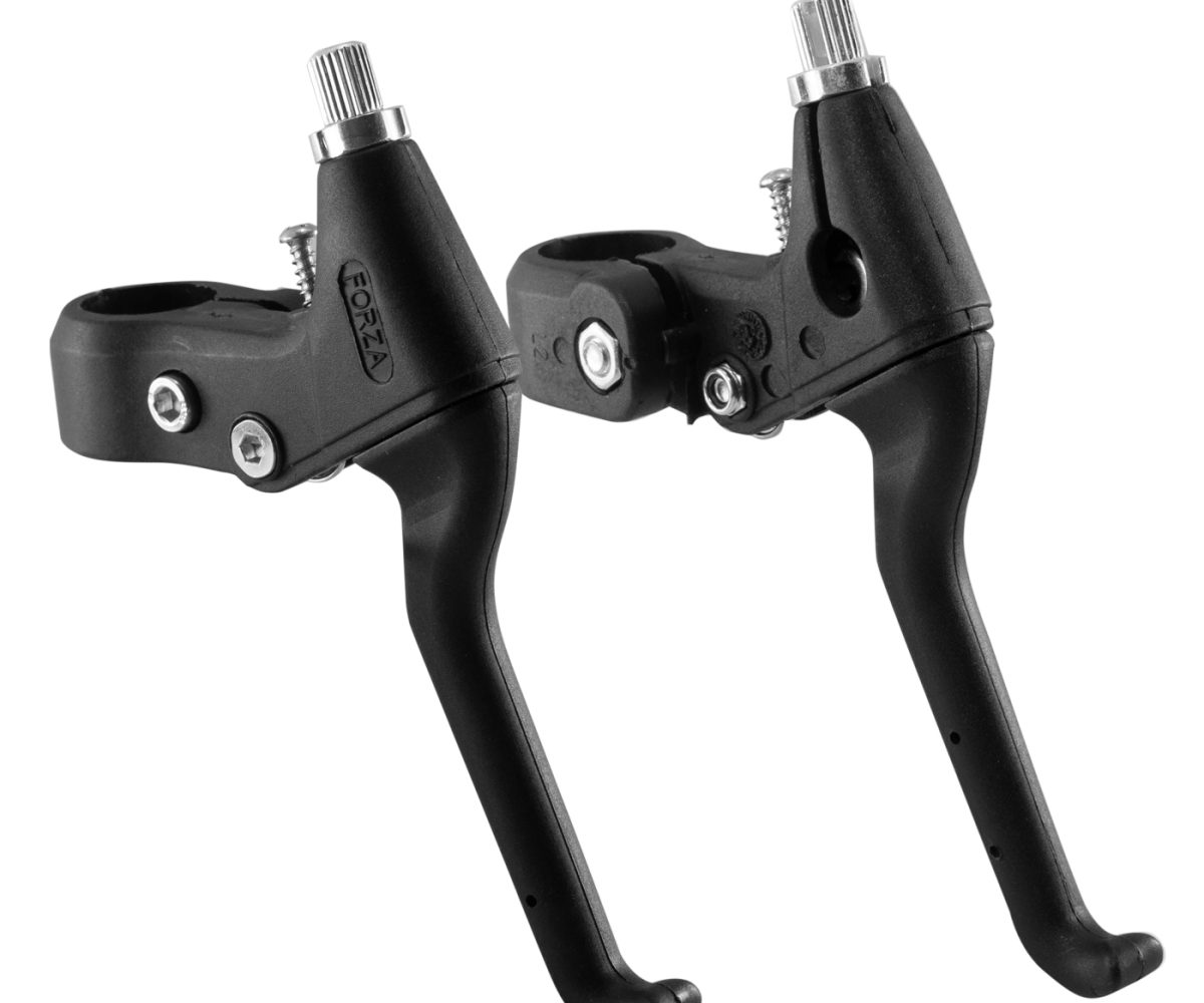 FRENO FORZA V COMPLETO ACERO NEGRO CON CABLES - Image 3