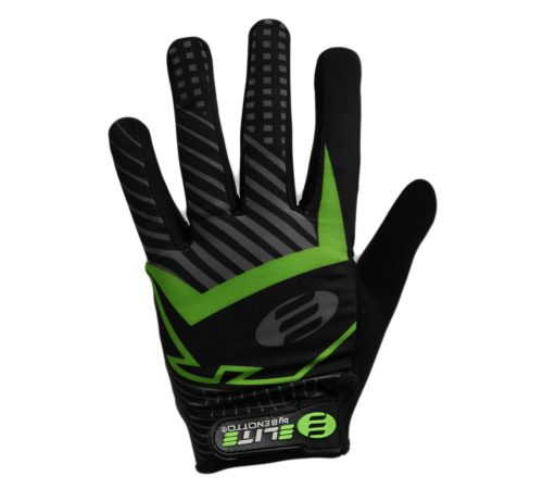 GUANTES CICLISTA ELITE COMPLETO TALLA L TOUCH VERDE/NEGRO MS-2019-4