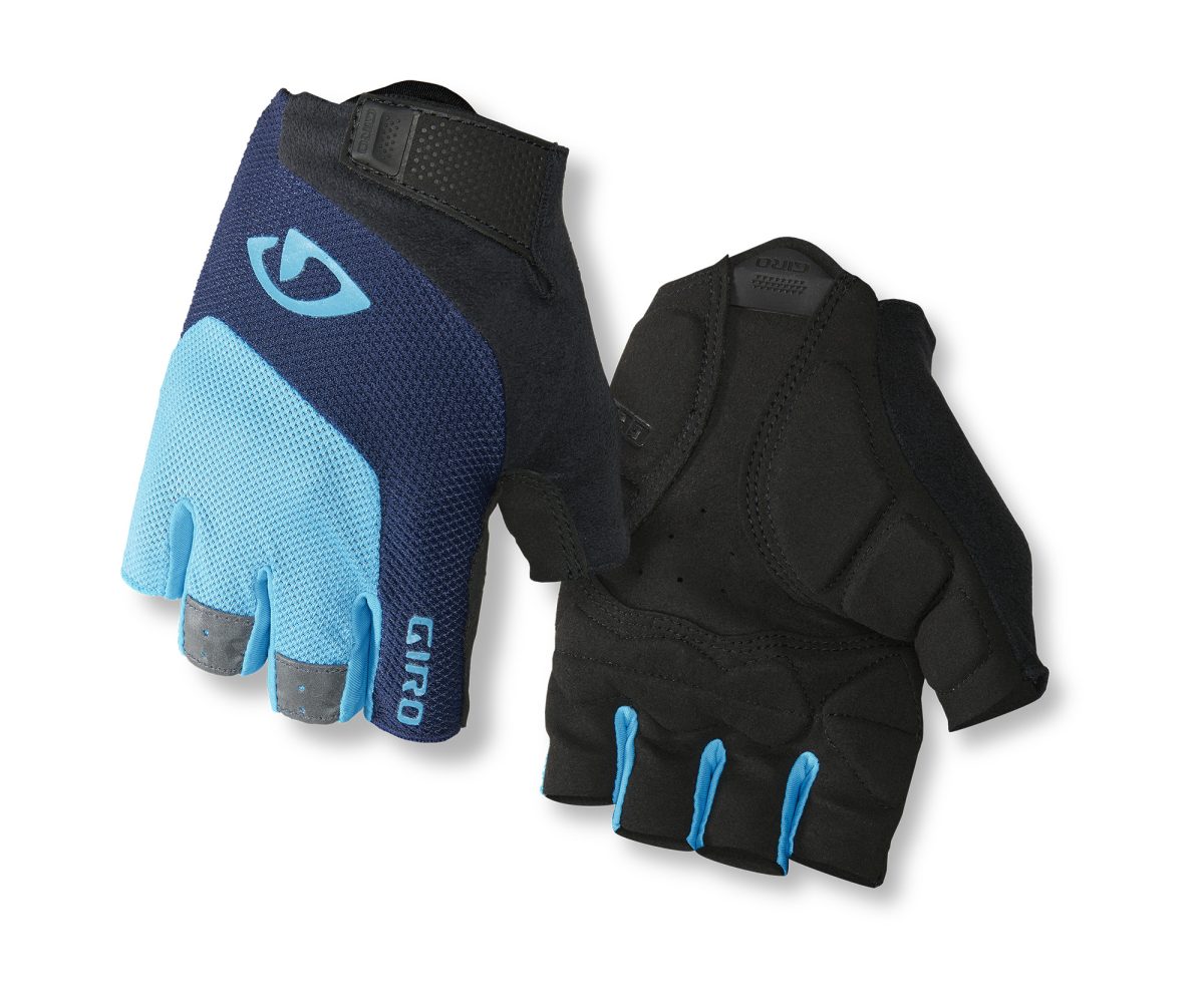 GUANTES GIRO RUTA BRAVO GEL CORTO HOMBRE AZUL/NEGRO TALLA XL
