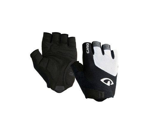 GUANTES GIRO RUTA BRAVO GEL CORTO HOMBRE BLANCO/NEGRO TALLA M