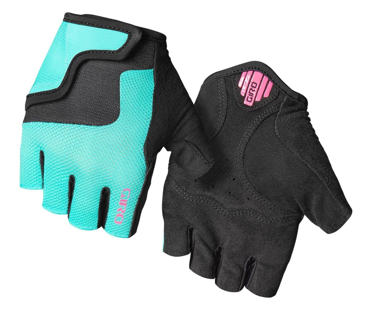 GUANTES GIRO RUTA BRAVO JR JUVENIL TURQUESA/NEGRO TALLA XS 7141050