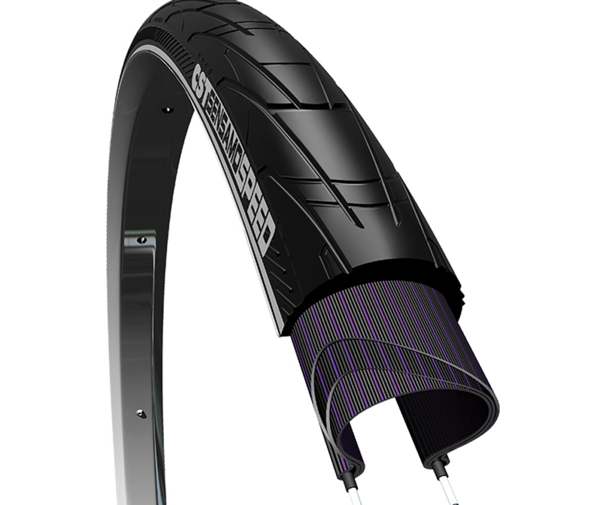 LLANTA CST 700x35C URBANO SENSAMO SPEED NEGRA