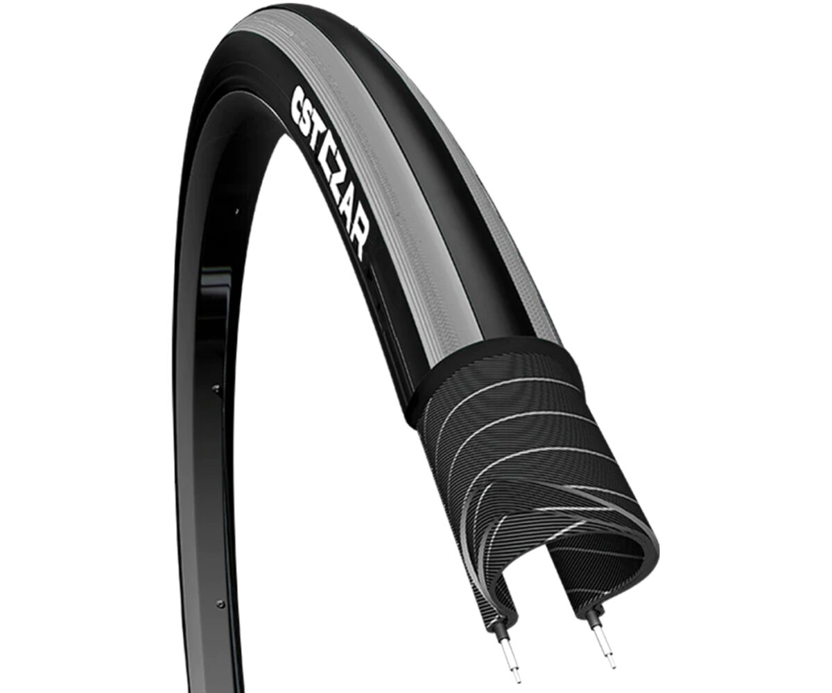 LLANTA CST 700x23C RUTA CZAR NEGRO/ GRIS