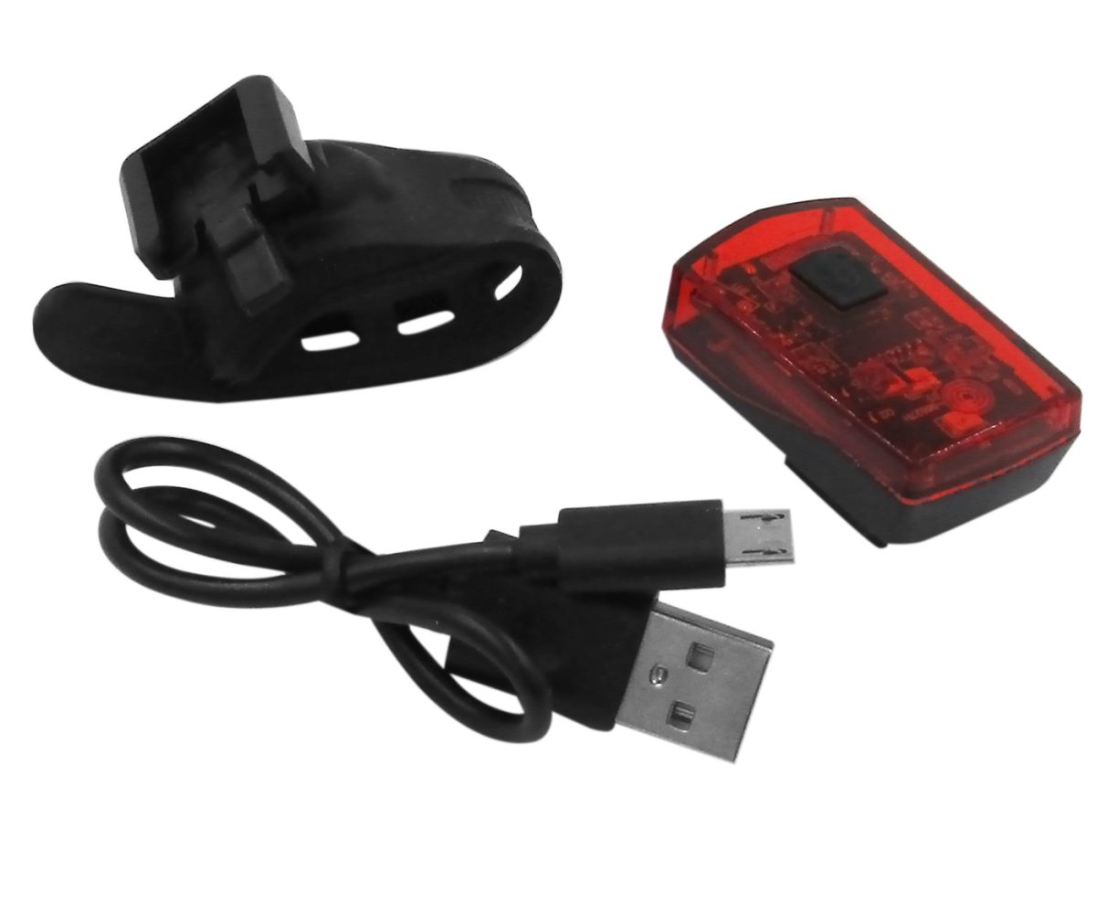 LUZ BENOTTO URBANA TRASERA DE FRENO RECARGABLE 9.5 LUMENES JY-6115T