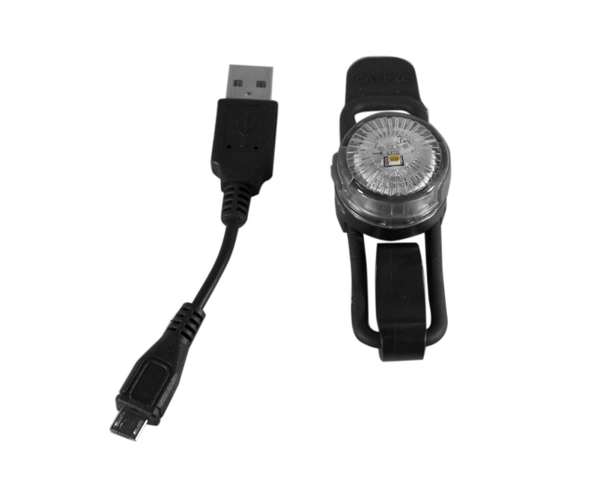 LUZ CAT EYE DELANTERA SL-LD140RC-F FLASHING BLANCA COMPACTA 2 FUNCIONES 1 LED LOOP2