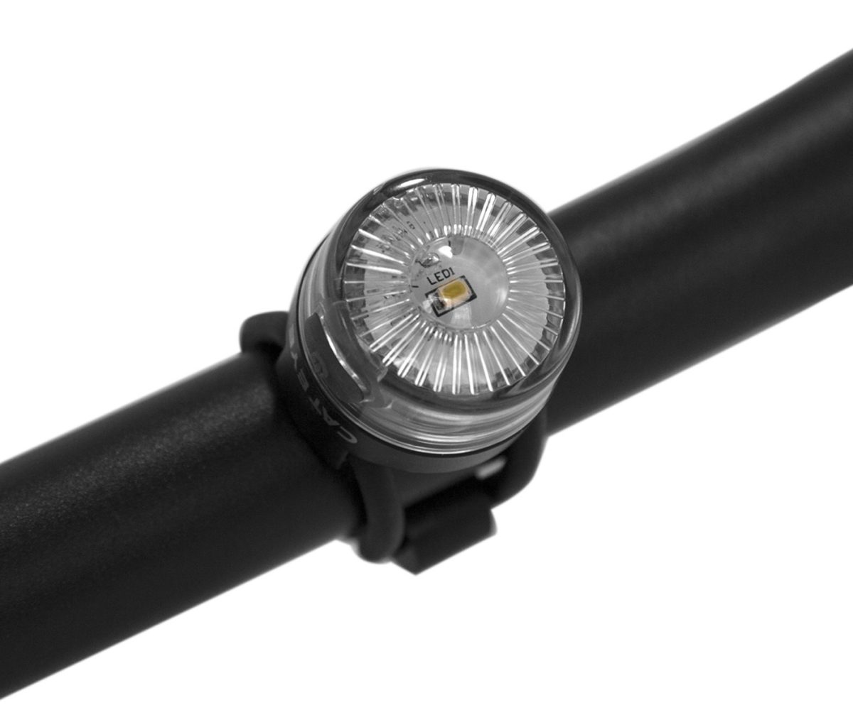 LUZ CAT EYE DELANTERA SL-LD140RC-F FLASHING BLANCA COMPACTA 2 FUNCIONES 1 LED LOOP2 - Image 3