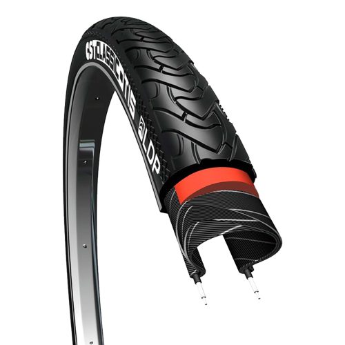 LLANTA CST 700x38C TURISMO OTS NEGRA C/ REFLEJANTE