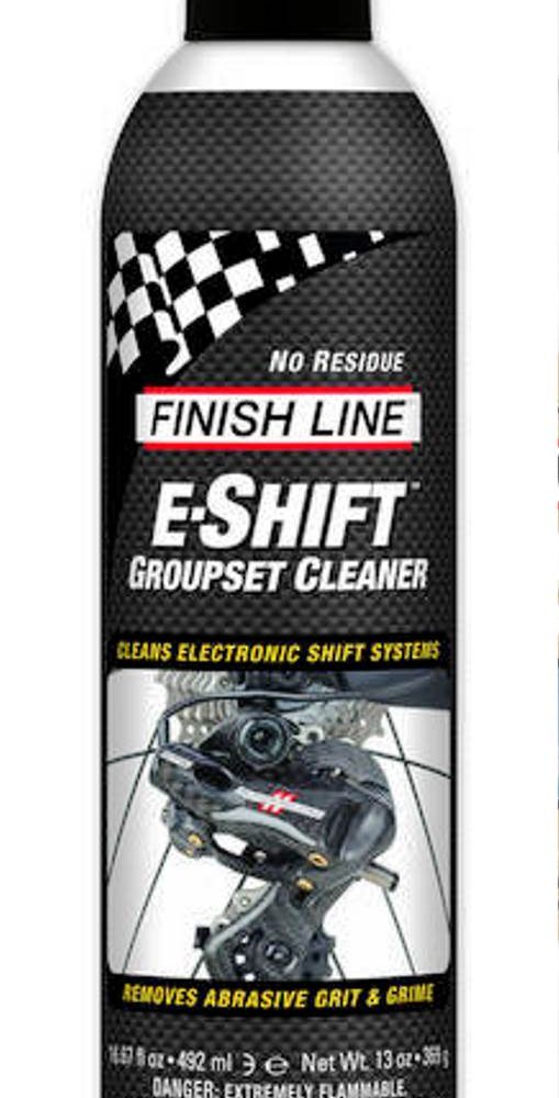 LIMPIADOR FINISH LINE E-SHIFT PARA CAMBIOS ELECTRONICOS 16oz/474ml SPRAY