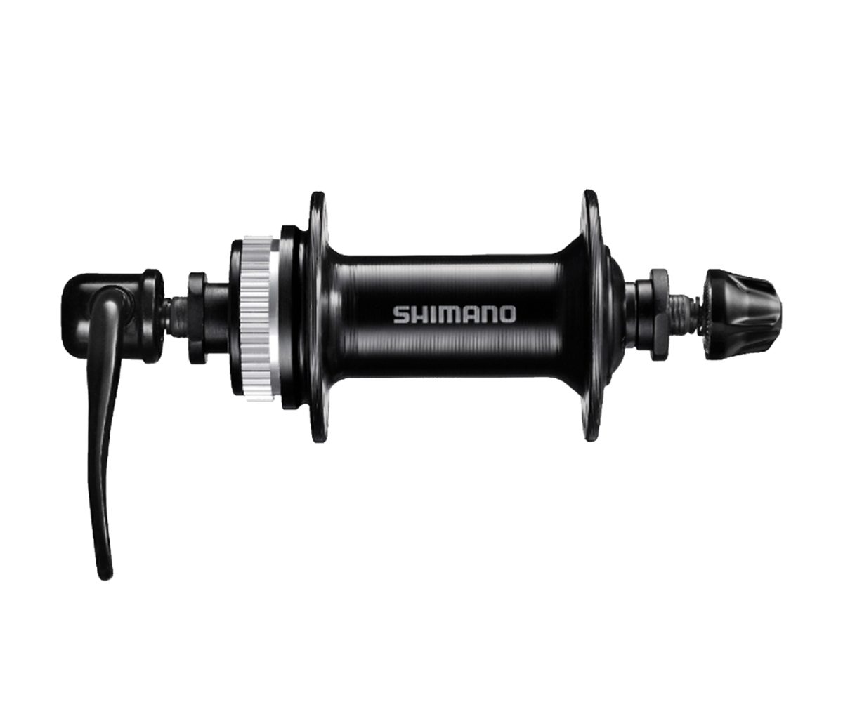 MAZA DELANTERA SHIMANO FRENO DE DISCO HB-TX505 MTB 36B TOURNEY NEGRA CENTER LOCK