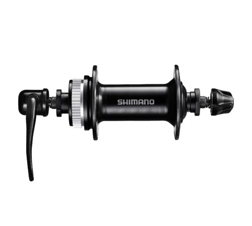 MAZA DELANTERA SHIMANO FRENO DE DISCO HB-TX505 MTB 36B TOURNEY NEGRA CENTER LOCK