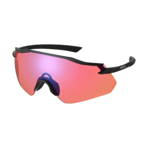 LENTES SHIMANO EQUINOX 4 NEGRO MATE MICA: ROJA/TRANSPARENTE