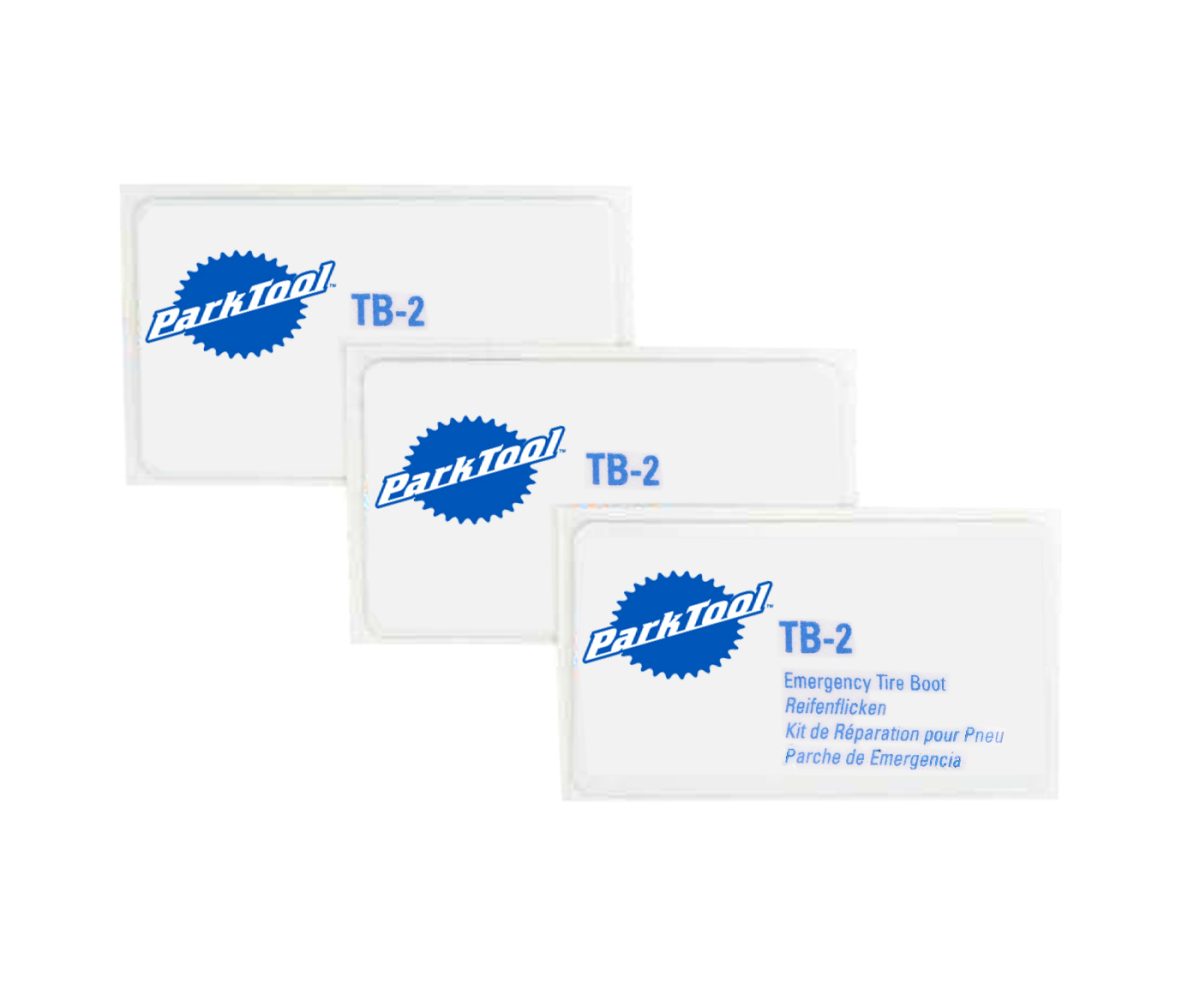 PARCHES PARK TOOL AUTOADHERIBLE DE EMERGENCIA PARA LLANTAS TB-2 (3pz)