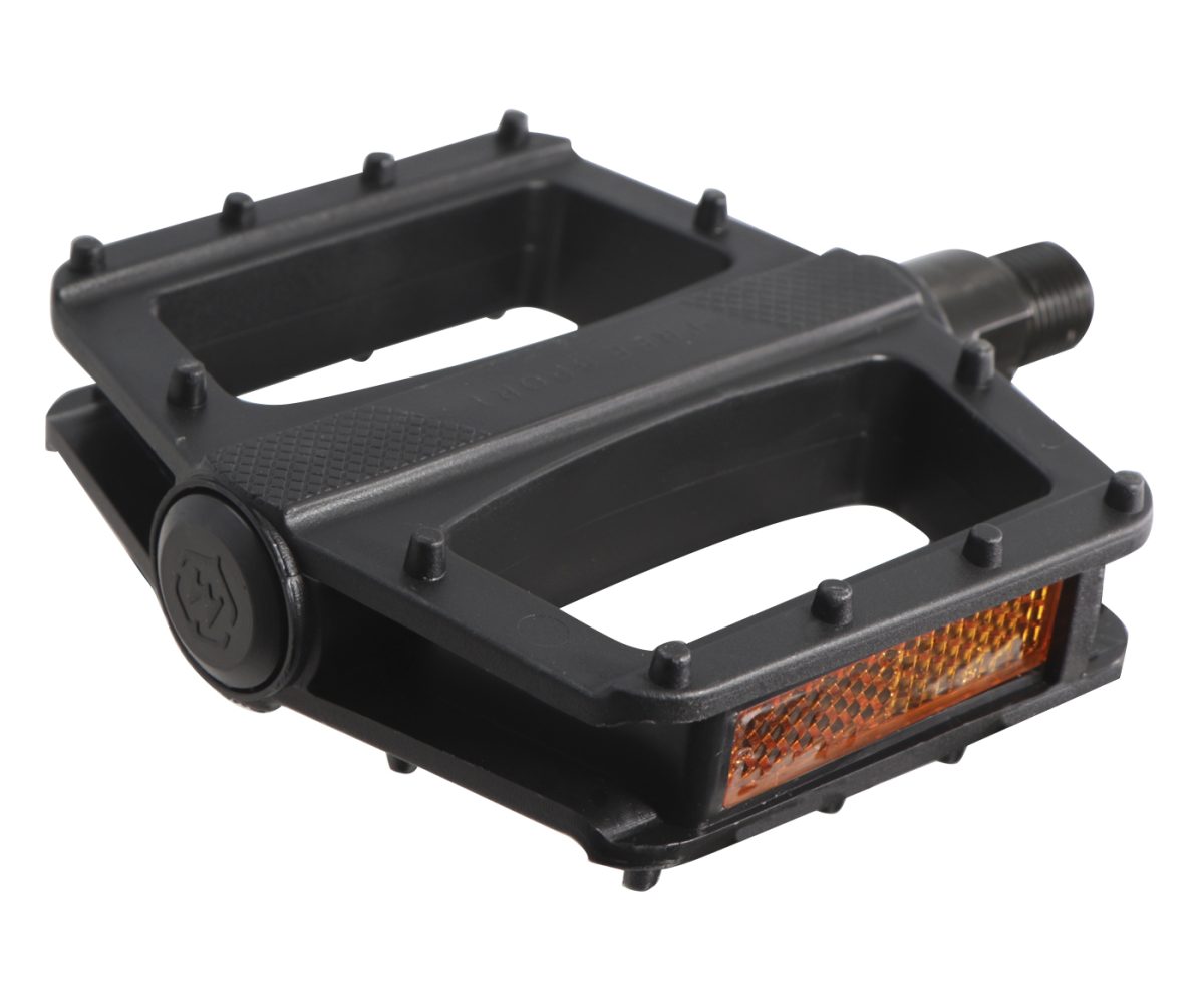 PEDAL BENOTTO BMX FREE SPORT 9/16 PLASTICO NEGRO CON REFLEJANTE