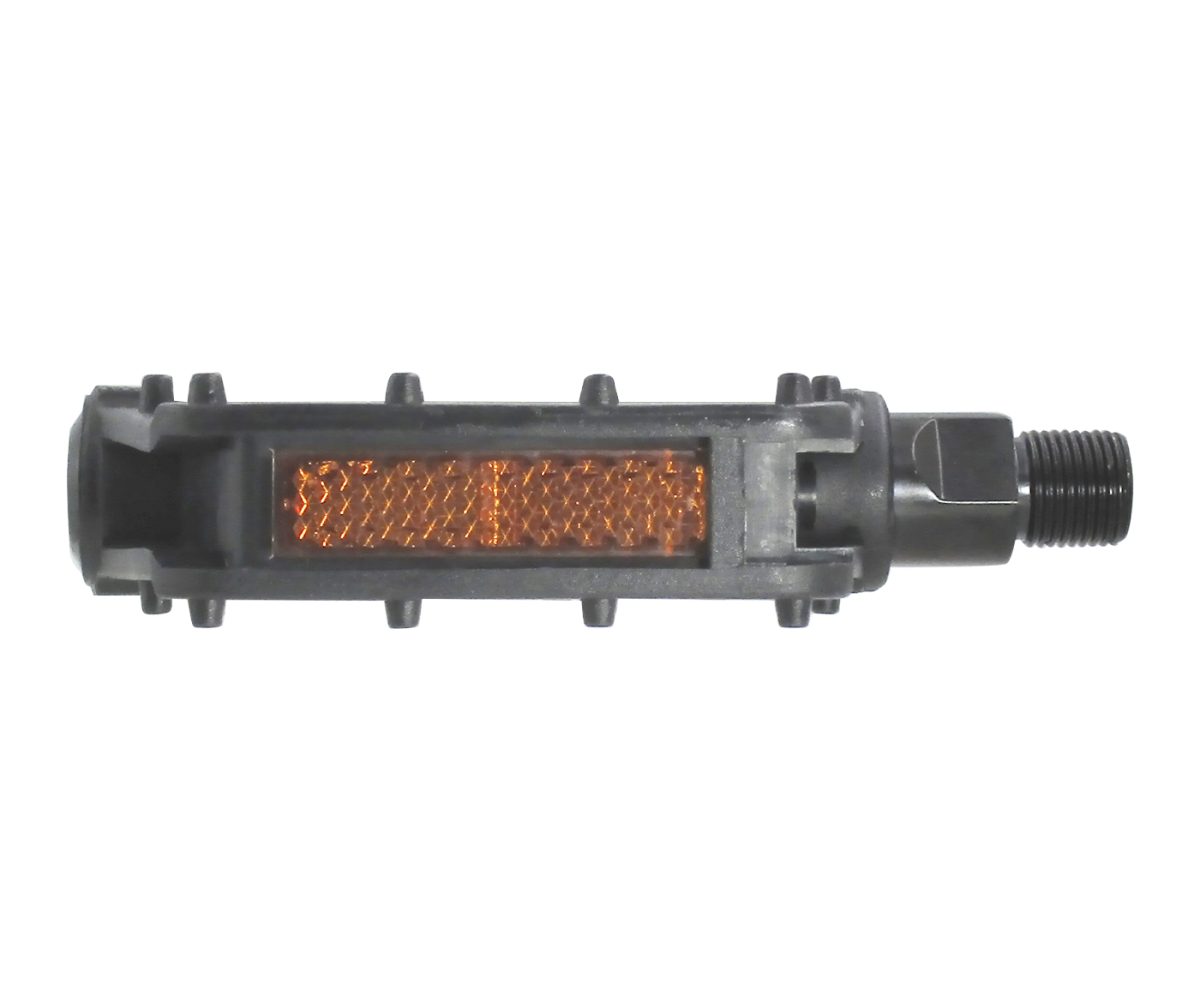 PEDAL BENOTTO BMX FREE SPORT 9/16 PLASTICO NEGRO CON REFLEJANTE - Image 4