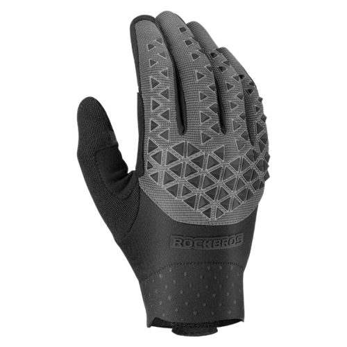 GUANTES ROCKBROS GRIS/NEGRO RELIEVE TALLA: L