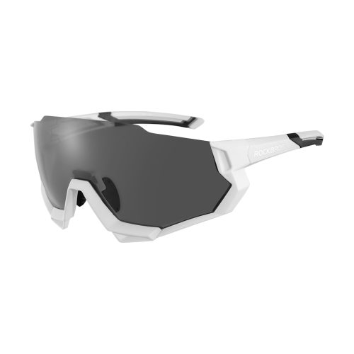 LENTES ROCKBROS BLANCO MICA NEGRA POLARIZADA