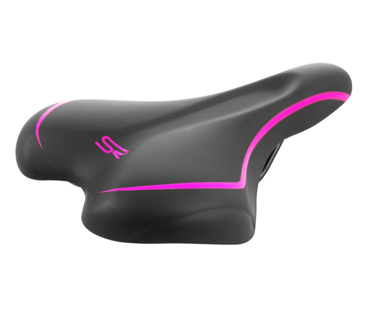ASIENTO SELLE ROYAL MTB PREMIUM 280x170mm NEGRO CON LINEA ROSA - Image 4