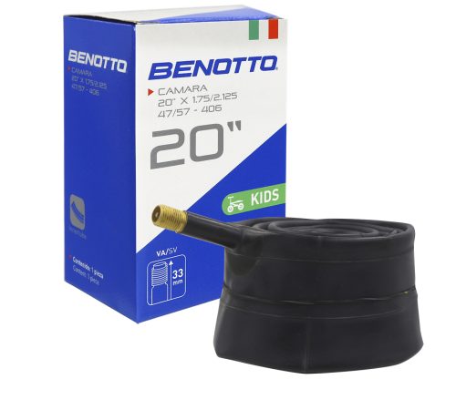 CAMARA BENOTTO 20x1.75/2.125 V.A. 33mm