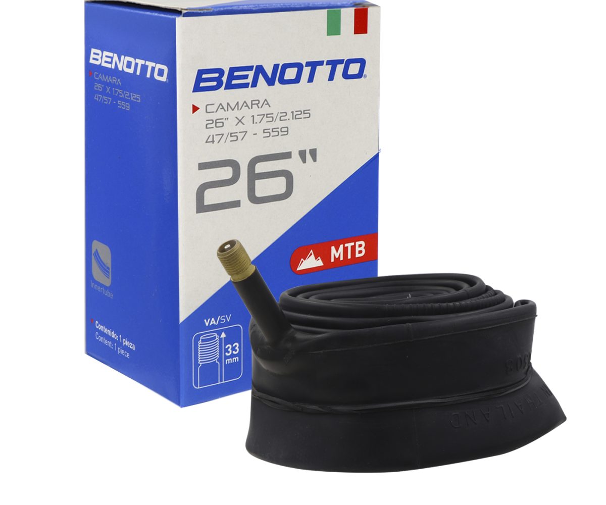 CAMARA BENOTTO 26x1.75/2.125 V.A. 33mm