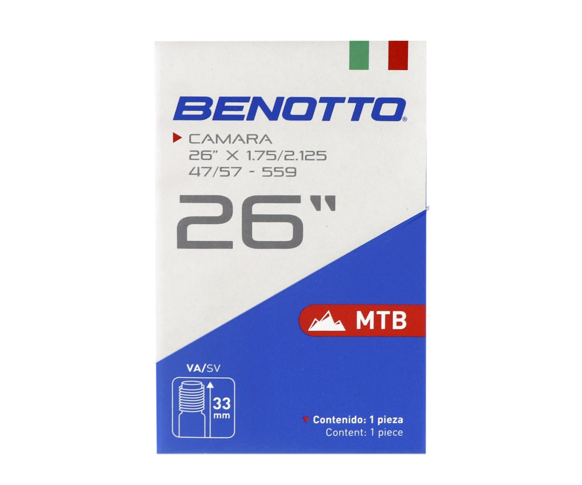 CAMARA BENOTTO 26x1.75/2.125 V.A. 33mm - Image 3