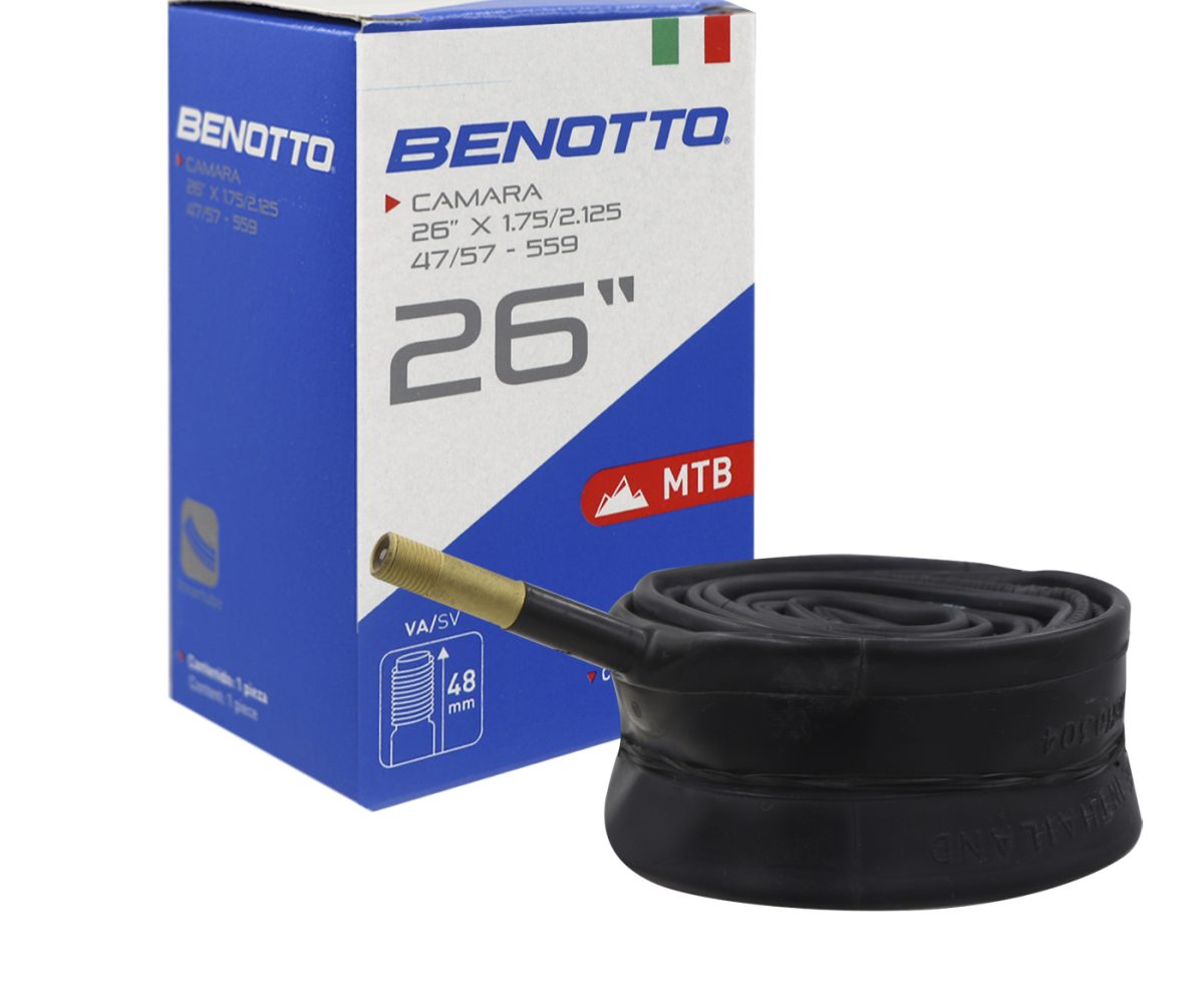 CAMARA BENOTTO 26x1.75/2.125 V.A. 48mm