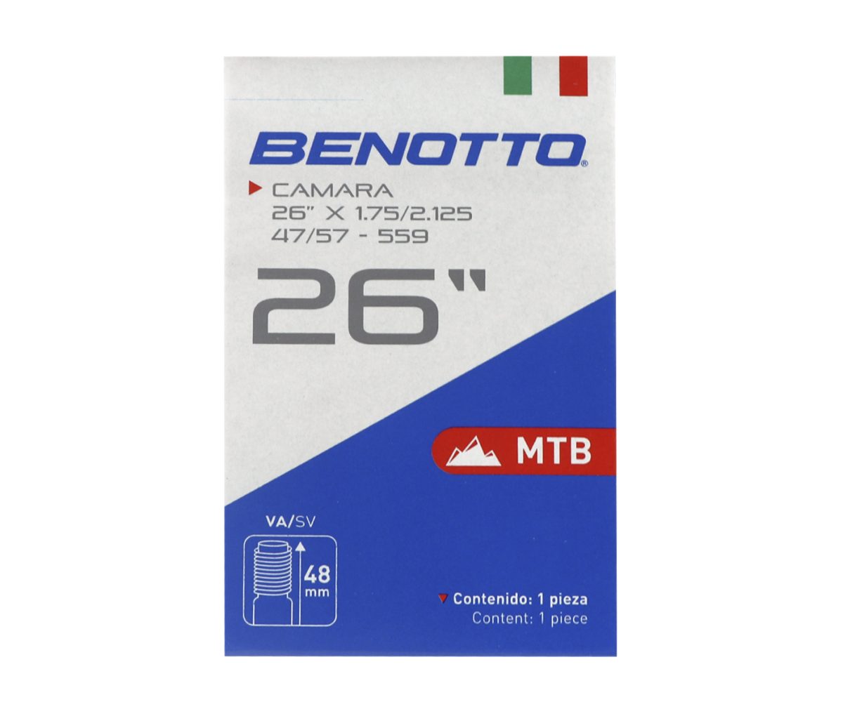 CAMARA BENOTTO 26x1.75/2.125 V.A. 48mm - Image 3