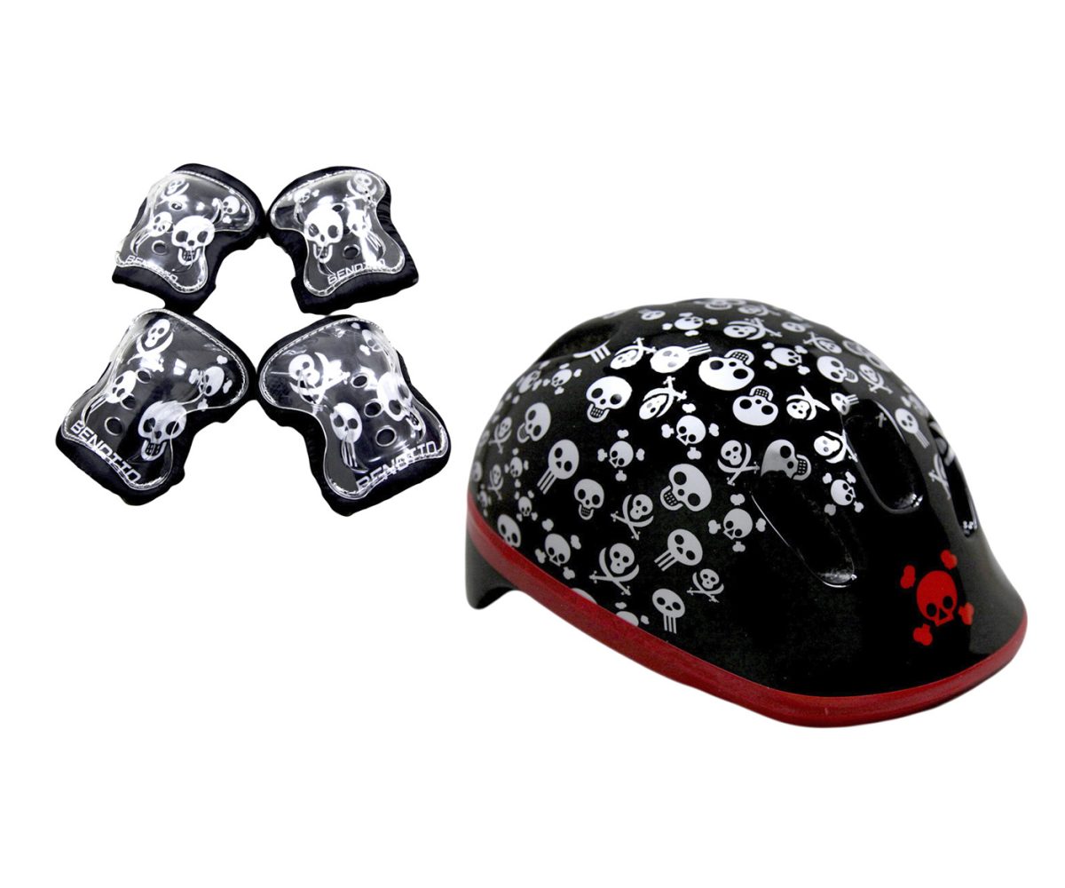CASCO BENOTTO CHILD KIT NEGRO CALAVERA