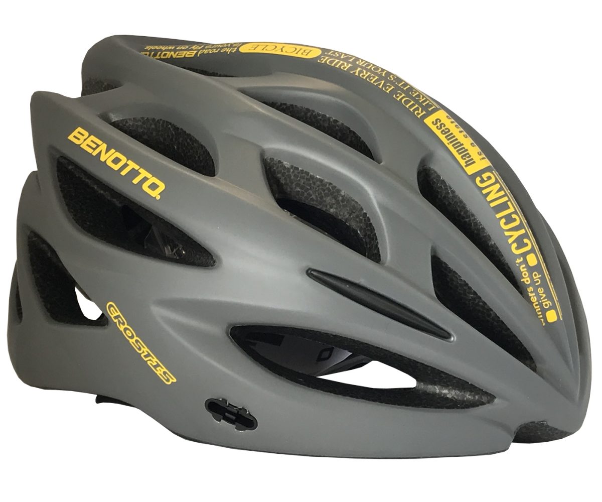 CASCO BENOTTO RUTA MV50 CROSTIS GRIS/AMARILLO TALLA:M - Image 4