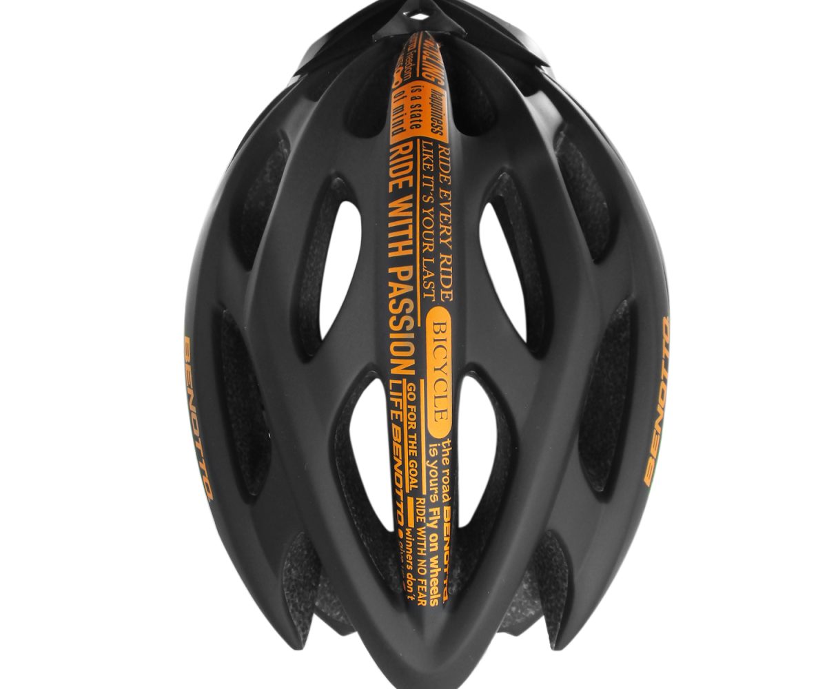 CASCO BENOTTO RUTA MV50 CROSTIS NEGRO NARANJA TALLA: M - Image 4