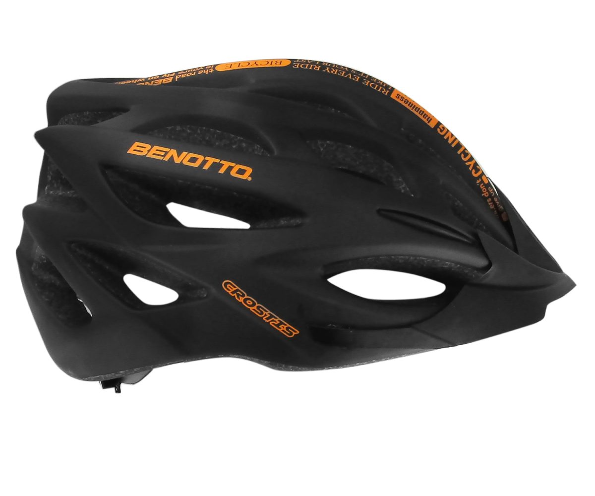 CASCO BENOTTO RUTA MV50 CROSTIS NEGRO/NARANJA TALLA: L - Image 3