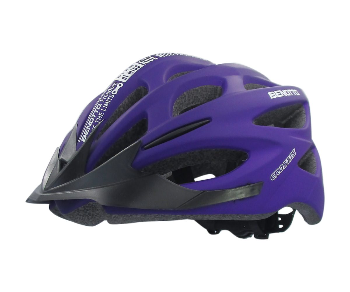 CASCO BENOTTO RUTA MV50 CROSTIS MORADO BLANCO TALLA: M