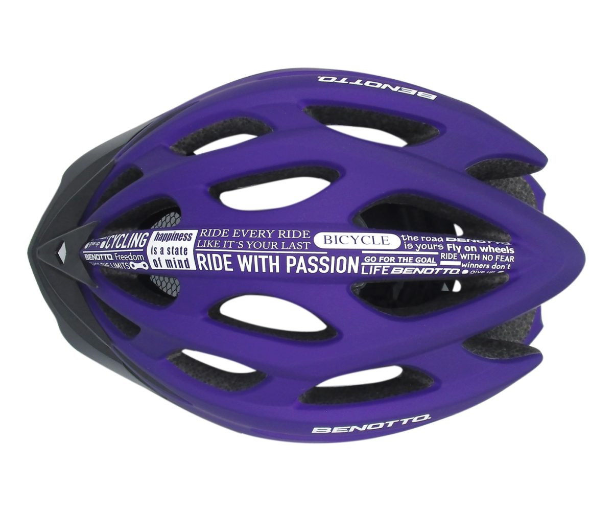 CASCO BENOTTO RUTA MV50 CROSTIS MORADO BLANCO TALLA: M - Image 4