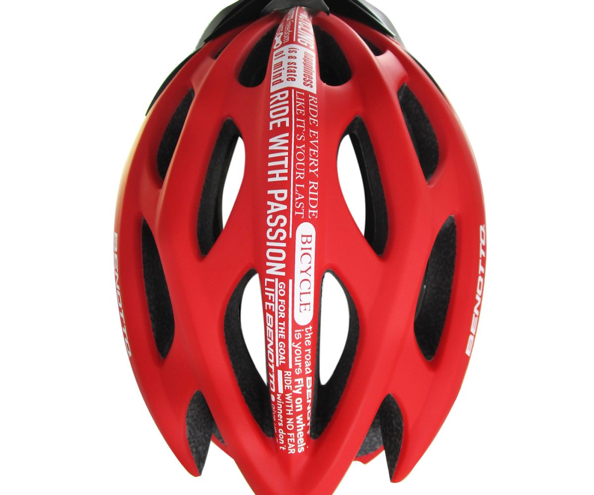 CASCO BENOTTO MV50 CROSTIS ROJO BLANCO TALLA M - Image 4
