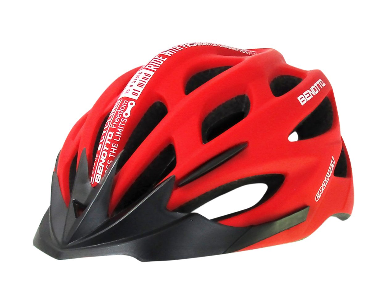 CASCO BENOTTO RUTA CROSTIS L ROJO/BLANCO TALLA: L