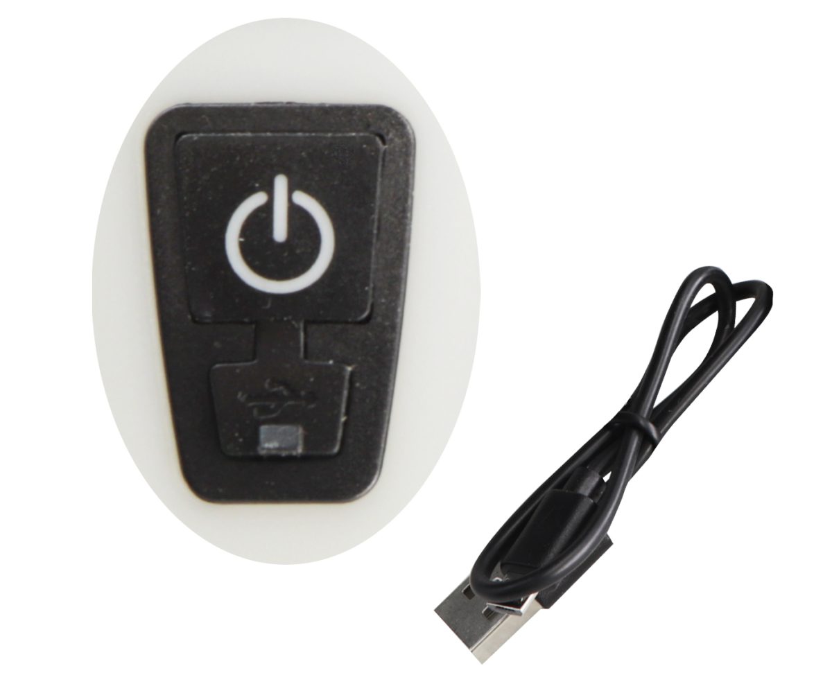 CASCO BENOTTO RUTA AERO CON LUZ TRASERA USB RECARGABLE BLANCO TALLA: L - Image 6