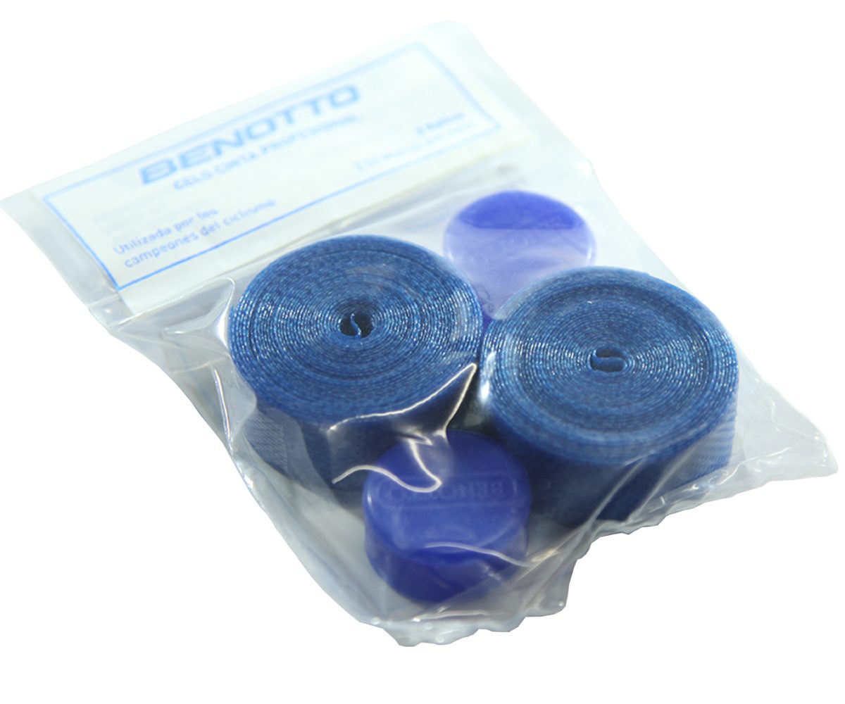 CINTA PARA MANUBRIO BENOTTO AZUL GRABADA