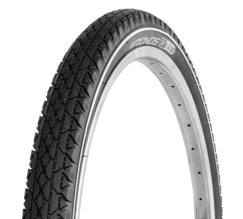 LLANTA KRONOS CRUISER R26x2.125 NEGRO LINEA BLANCA