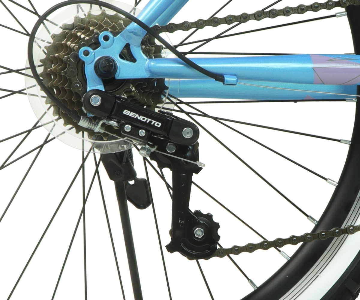 BICICLETA BENOTTO MADEIRA MONTAÑA R24 21V AZUL BRLLANTE/NEGRO - Image 4