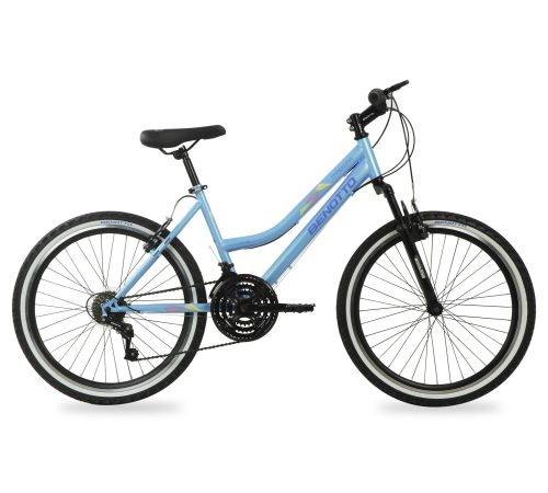 BICICLETA BENOTTO MADEIRA MONTAÑA R24 21V AZUL BRLLANTE/NEGRO