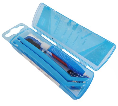 PARCHE CON PEGAMENTO VERMAR UNIVERSA (5 PARCHES 35mm/ 1 PEGAMENTO 8ml/ 1 LIJA/ 2 LLAVES ESPATULA)