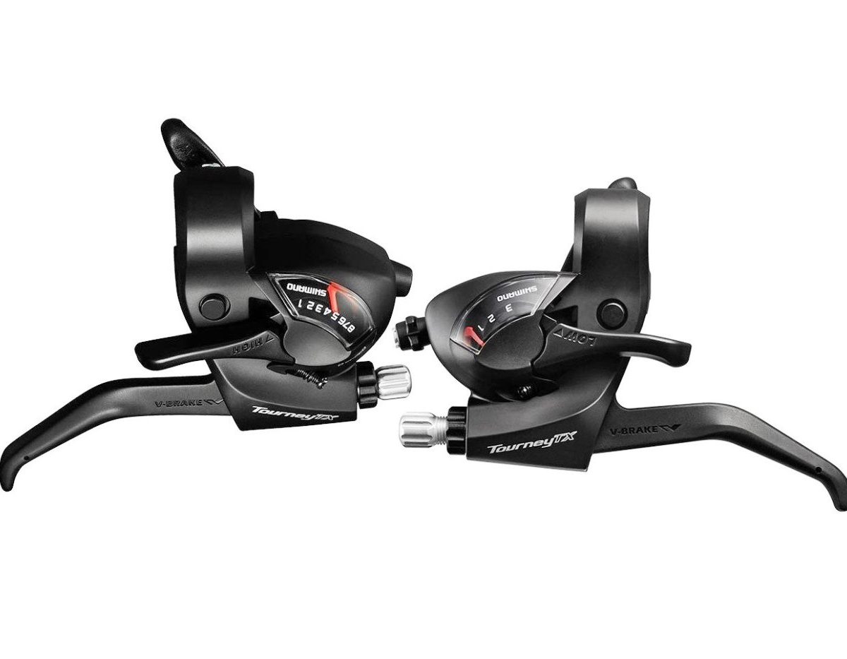 PALANCA DE FRENO/MANDO SHIMANO TOURNEY 3P TOURNEY ST-TX800 IZQUIERDA NEGRO