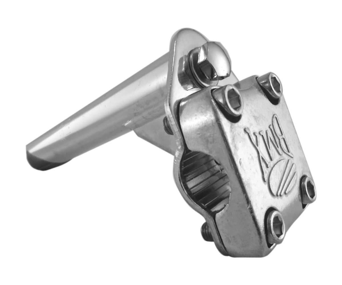 POSTE PARA MANUBRIO ASIA CROSS 22.2x145 ACERO PLATA TSR-211 - Image 3