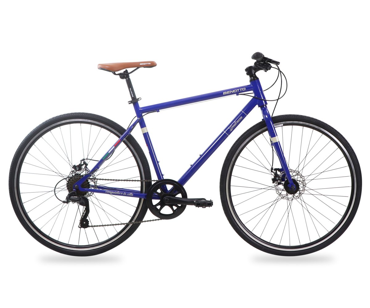 BICICLETA BENOTTO HIBRIDA DESTREZZA R700 7V T:52 AZUL